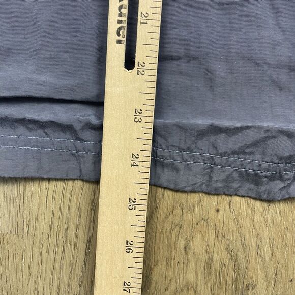 Vintage Adidas Jacket Mens Medium Blue Hooded Windbreaker Full Zip Lightweight - Picture 11 of 12